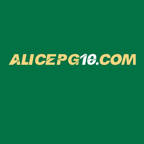 Logo da ALICEPG10